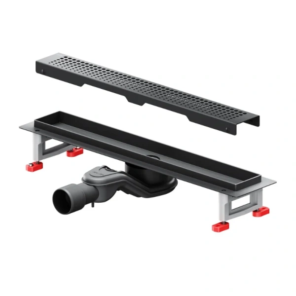 Душевой лоток Am.Pm MasterFlow 50 см черный матовый W01SC-P11-050-01BM (детальная фотография), черые