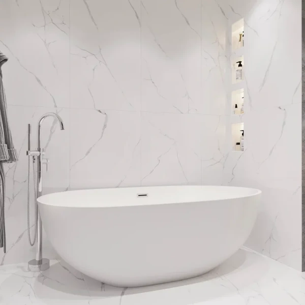 Ванна акриловая Artemis Leonia 170 x 85 см, отдельностоящая, белый глянцевый, 1.05.413.147.01.1.28 (детальная фотография), белые
