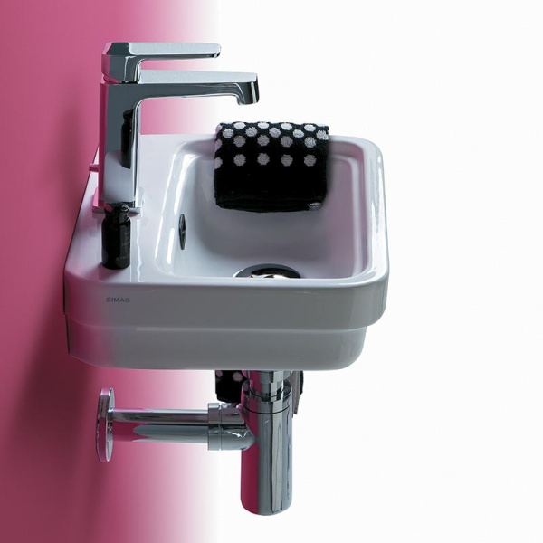 Раковина, цвет белый, Simas Evolution EVO14BI (детальная фотография), подвесные