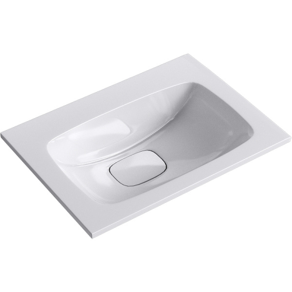 Раковина мебельная Aqwella Malaga 60 см белая Mal.06.04.D (детальная фотография)