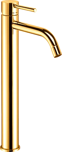 Смеситель для раковины Paffoni Light брашированное медовое золото - фото 7