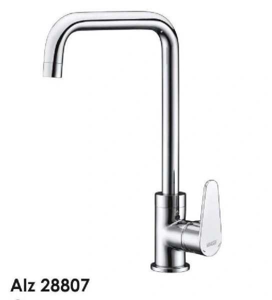 Смеситель для кухни WasserKRAFT Alz хром 28807 (детальная фотография)