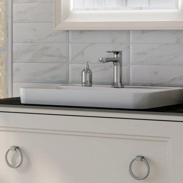 Смеситель для раковины Kerama Marazzi Ole хром 69412KM.21.018 (детальная фотография), современные, hi-tech