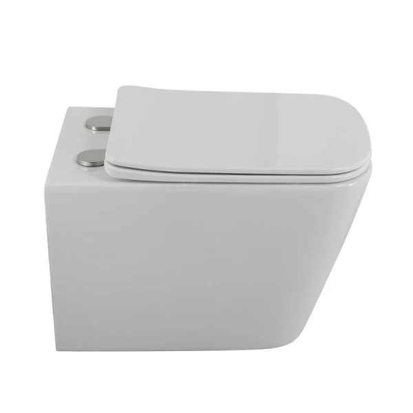 Унитаз подвесной BelBagno Due с сиденьем BB7107CHR/SC (детальная фотография)