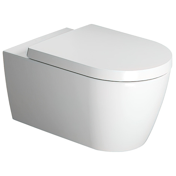 Унитаз подвесной Duravit ME by Starck с антибактериальным покрытием 2529092000 (детальная фотография)