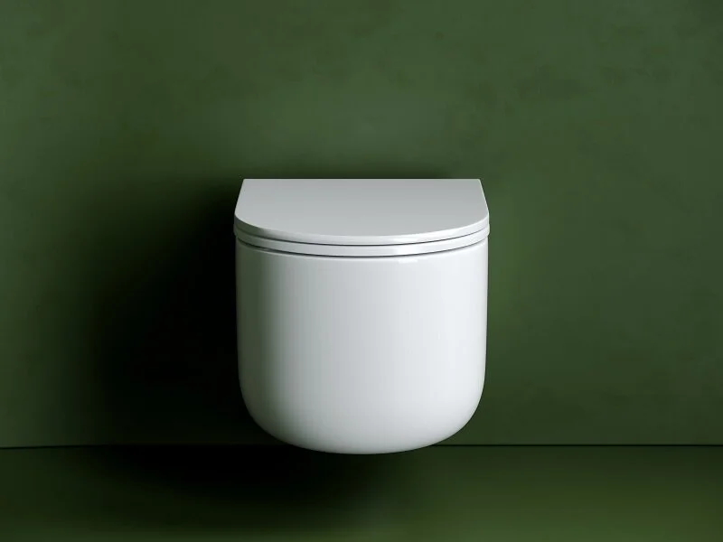 Унитаз подвесной Ceramica Nova Ulma белый CN4006T (детальная фотография), без бачка, со скрытым бачком