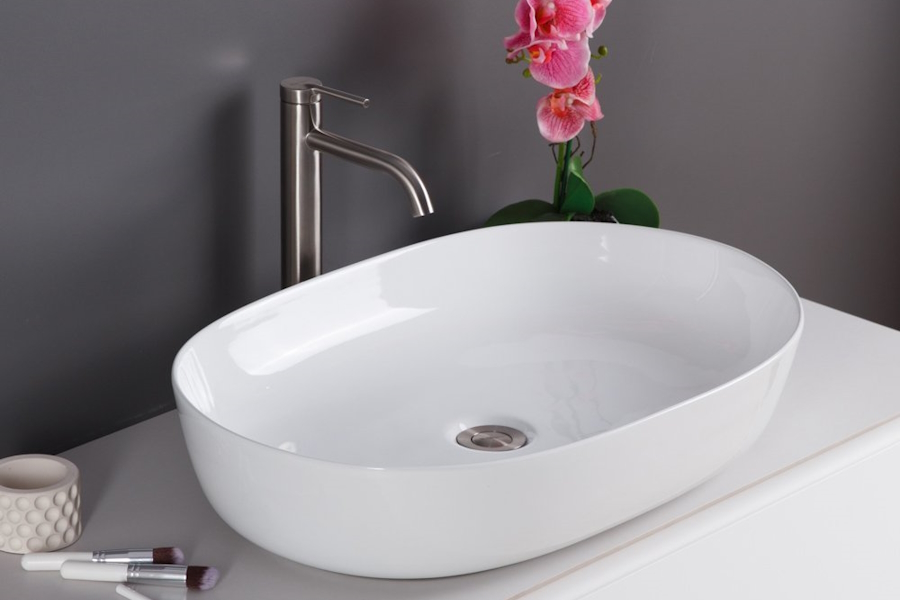 Раковина BelBagno 61 см накладная BB1348 (детальная фотография), накладные (на столешницу)