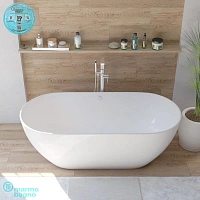 Ванна из литьевого мрамора Marmo Bagno Палермо MB-PL170-80, 168 х 80 см