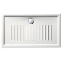 Душевой поддон с антискользящим рельефом в керамике GSI H6