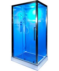 Душевая кабина Deto Z 120х90 см с электрикой