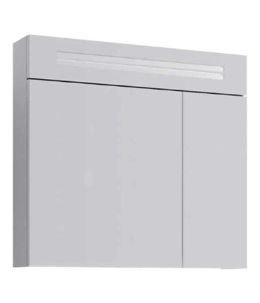 Зеркальный шкаф с подсветкой Aqwella Neo 80 см с розеткой Neo.04.08 (детальная фотография)