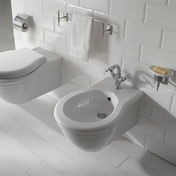 Биде подвесное Globo Paestum белое PAS10.BI (детальная фотография), подвесные