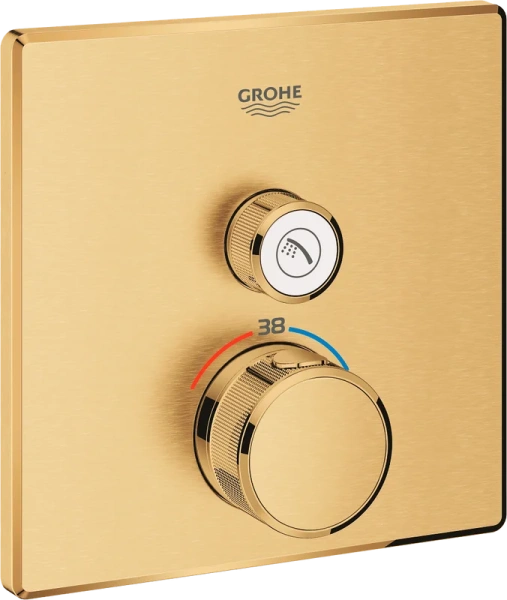 Смеситель для душа Grohe Grohtherm SmartControl термостатический золото 29123GN0 (детальная фотография)