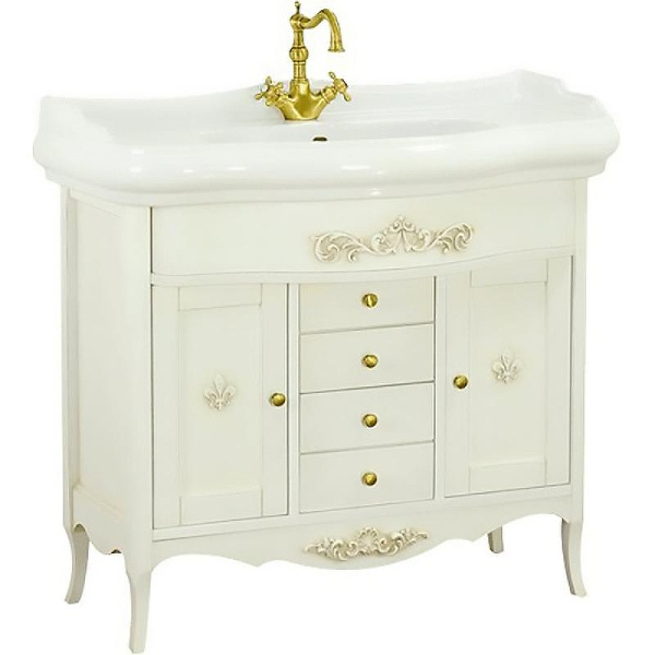 Тумба под раковину напольная Migliore Bella 91 см Avorio 25930 (детальная фотография)