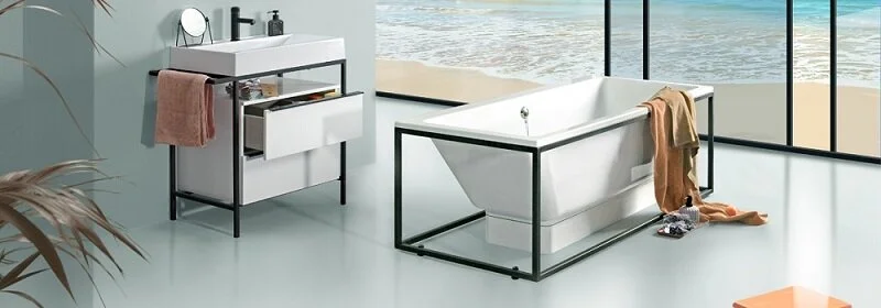 Ванна из искусственного камня Belux Юлия ВЮ-1700, 4810924271419, 170 x 75 см, белый (детальная фотография), приставные, встраиваемые