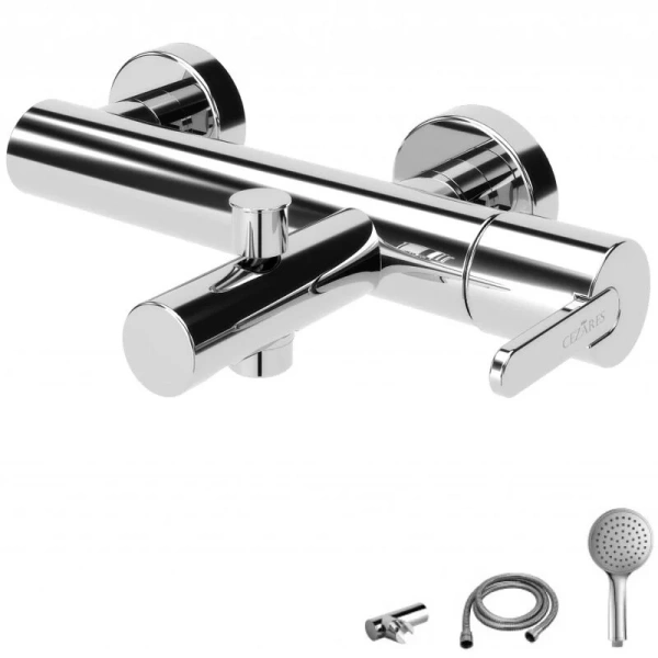 Смеситель для ванны Cezares Leaf хром LEAF-VD-01 (детальная фотография)