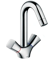 Смеситель для раковины Hansgrohe Logis с двумя рукоятками