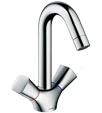 Смеситель для раковины Hansgrohe Logis с двумя рукоятками