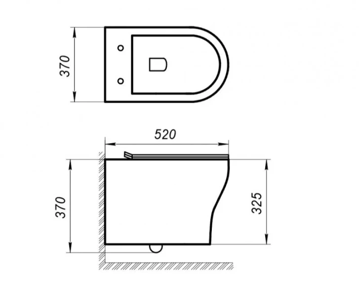 Унитаз с инсталляцией BelBagno Acqua с кнопкой смыва хром BB340CHR/BB2020SC/BB002-80/BB005-PR-CHROME (детальная фотография), нет в наличии index_2