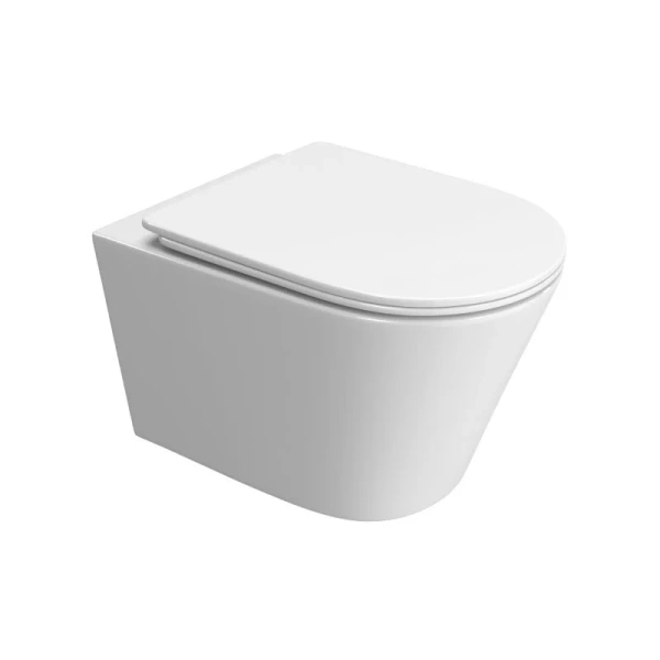 Унитаз подвесной BelBagno Tre безободковый BB5180CH-TOR/SC (детальная фотография)