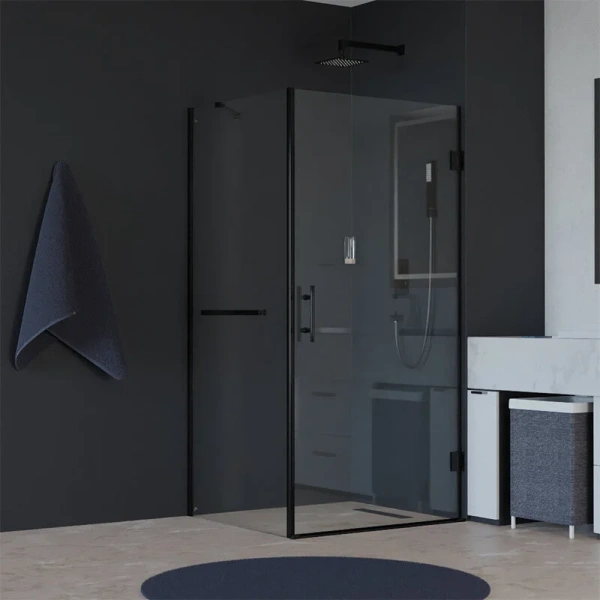 Душевой уголок RGW Hotel HO-045-1B 90x90 см профиль черный, стекло прозрачное 3506045199-014 (детальная фотография)