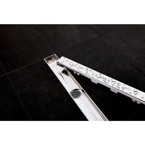 Панель для слива из нержавеющей стали, 120 см, Tece TECEdrainline steel II 60128 (детальная фотография), в наличии