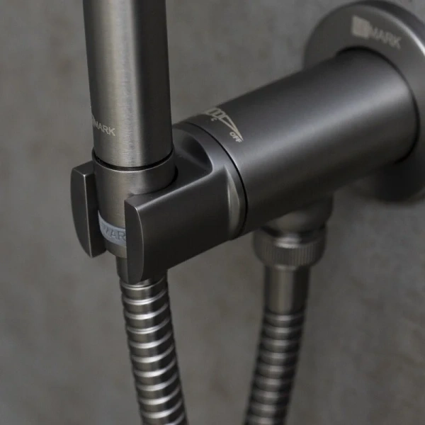 Гигиенический душ со смесителем Lemark Solo графит LM7171GM (детальная фотография), другие