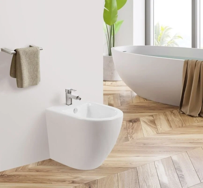 Биде напольное BelBagno Sfera-R с горизонтальным выпуском BB2141B (детальная фотография) index_1