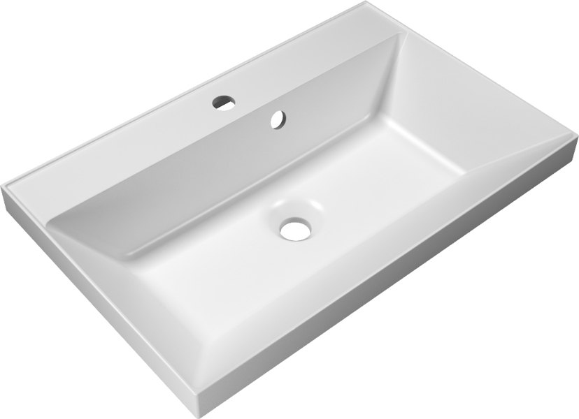 Раковина мебельная Belbagno 70 см из искусственного мрамора BB700/450-LV-MR-AST (детальная фотография)