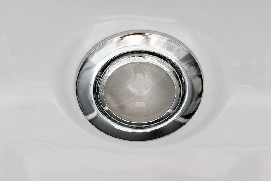 Душевая кабина Deto B 100х100 см с вентиляцией B01SELBLACK (детальная фотография), угловые, недорогие, для дачи, без гидромассажа, c тропическим душем, с вентиляцией, с крышей, с радио