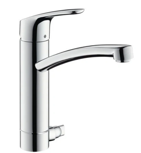 Смеситель для кухни Hansgrohe Focus M41 с запорным вентилем 31803000 (детальная фотография)
