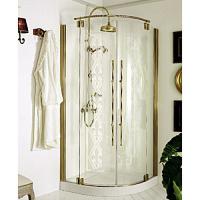 Душевой уголок, профиль хром, Eurodesign