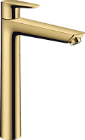 Смеситель для раковины Hansgrohe Talis E полированное золото