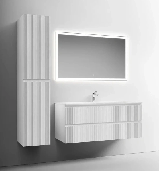 Тумба под раковину подвесная Sancos Snob T 120 см bianco SNT120W (детальная фотография) index_1