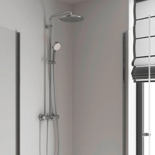 Душевая стойка Grohe Tempesta Cosmopolitan хром 26673000 (детальная фотография), без излива