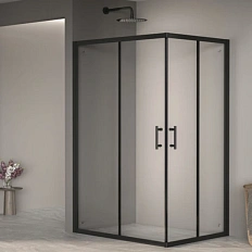 Душевой уголок RGW Passage PA-146B 120х90 см профиль черный
