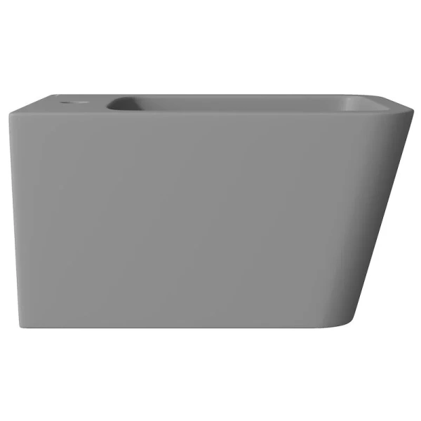 Биде подвесное Aqueduto MACIO серое матовое MAC0330 (детальная фотография), прямоугольной формы