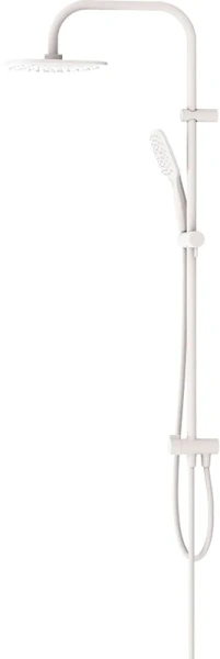 Душевая стойка Damixa Origin Evo белая DX978200200 (детальная фотография), с тропическим душем