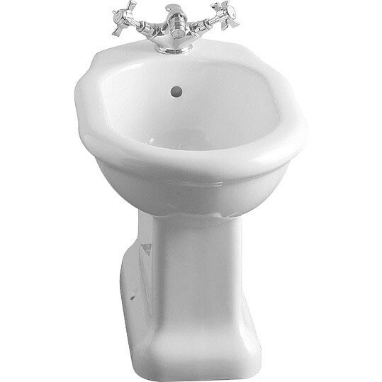 Биде напольное Devon & Devon Etoile белое на 1 отверстие IBBID1FET (детальная фотография)