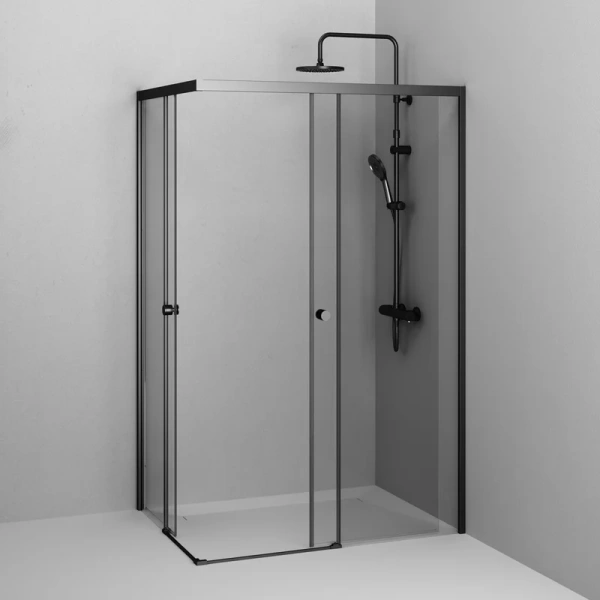 Душевой уголок Am.Pm X-Joy 120x90 см профиль черный W94G-403-120290-BТ1К (детальная фотография), прямоугольные