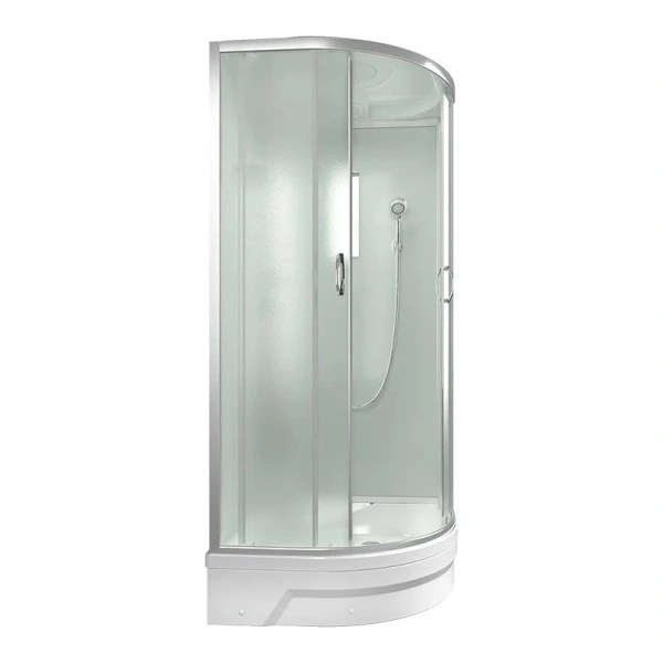 Душевая кабина Erlit Comfort ER351026-С 100х100 см со средним поддоном (детальная фотография), 100х100
