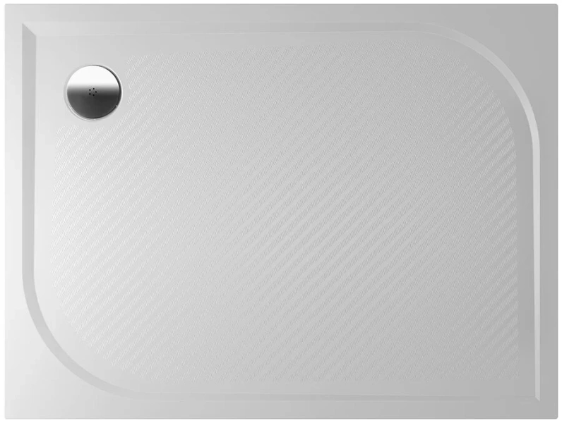 Душевой поддон из литьевого мрамора белый с сифоном Riho Kolping DB34 120x90 см D004009005 (детальная фотография)