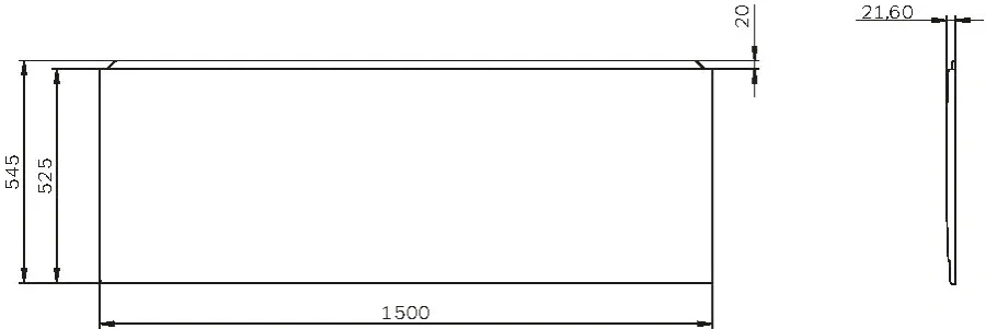 Фронтальная панель для ванны Am.Pm X-Joy 150 см белая W94A-150-070W-P1 (детальная фотография), в наличии index_1