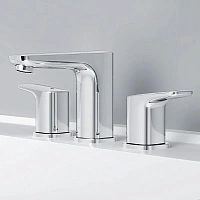 Смеситель для раковины AM.PM Spirit трехсекционный хром