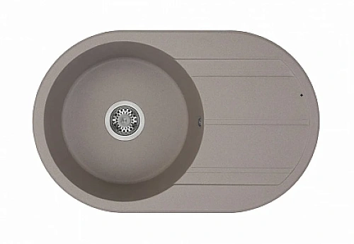 Мойка для кухни Акватон Амира 78 см серый шелк - фото 6