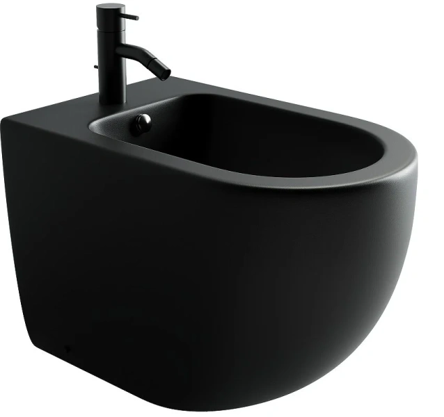 Биде напольное Ceramica Nova Metropol черное CN4005MB (детальная фотография)