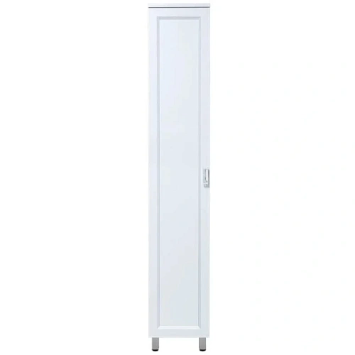 Шкаф-пенал напольный Misty Дива 35 см белый, левый - фото 1