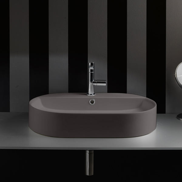 Раковина Kerasan Ciotola 65 см Ferro Matt 028589 Ferro matt *1 (детальная фотография), современные, hi-tech