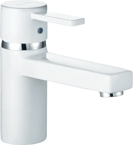 Смеситель для раковины Kludi Zenta белый - фото 2