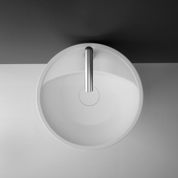 Раковина напольная Creavit Spiral 48 см белая CL084-00CB00E-0000 (детальная фотография), напольные, свободностоящие